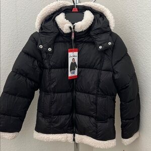 Sam Edelman Black Jacket with Cream Lining